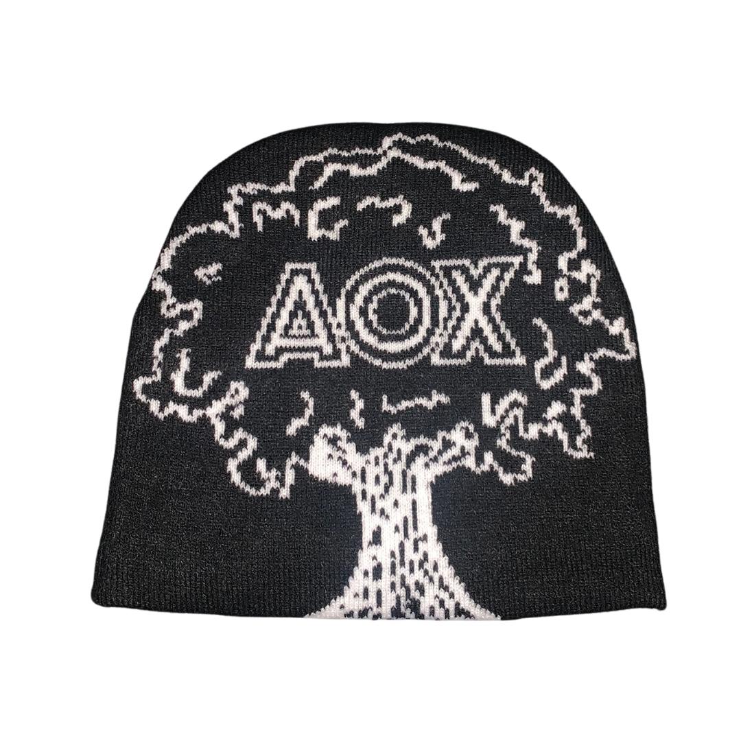 New Roots Satin Lined Beanie (Black)